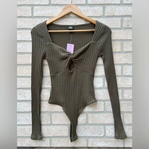 Olive Green Body Suit